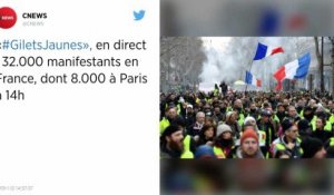 Gilets jaunes. 32 000 manifestants, 74 interpellations à Paris, des heurts en région…