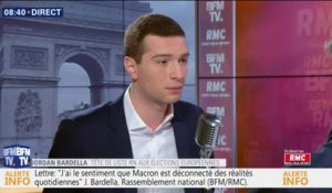 Jordan Bardella: "Je crois qu'il faut se saisir des élections européennes pour infliger une fessée électorale à Emmanuel Macron"