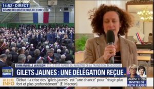 Grand débat: à Grand Bourgtheroulde, Emmanuelle Wargon décrit "deux rencontres intéressantes avec des gens qui ont des convictions"