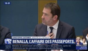 Passeports de Benalla : "Il produit un document qui reste légal alors qu'il n'a plus le droit de l'utiliser" explique Christophe Castaner