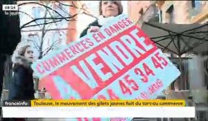Gilets jaunes : Le cri d'alarme de commerçants à Toulouse à deux doigts de perdre leur commerce à cause de la mobilisation - Regardez