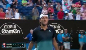 Open d'Australie : Lucas Pouille se qualifie pour les demi-finales ! (vidéo)