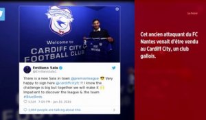 Emiliano Sala du FC Nantes a disparu en mer