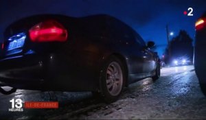 Neige : les automobilistes à la peine en Île-de-France