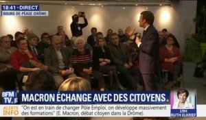 Emmanuel Macron se défend en débat citoyen: "Je n'ai pas dis en juillet 2017, 'avec moi il y aura zéro SDF'"