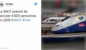 La SNCF prévoit de recruter 4 500 personnes en 2019