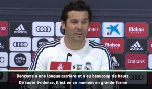 21e j. - Solari : "Benzema est l'un des meilleurs numéro 9 du moment"