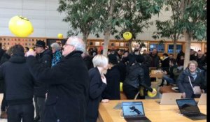 L'Apple store de Bruxelles, théâtre d'une flashmob d'activistes