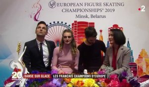 Danse sur glace : les Français champions d'Europe