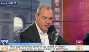 Laurent Berger: "Il faut responsabiliser ces employeurs qui abusent des contrats courts"