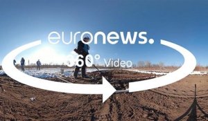 Reportage à 360° dans l'est de l'Ukraine sous la menace des mines