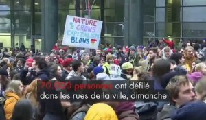 Bruxelles :  70.000 manifestants à la marche pour le climat