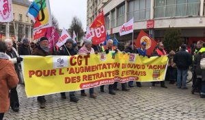 Manifestation intersyndicale des retraités du Calvados