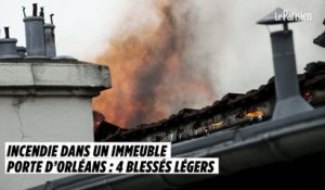 Paris : incendie dans un immeuble porte d’Orléans