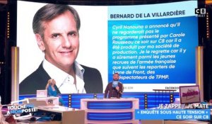 Cyril Hanouna répond au message de Bernard de La Villardière