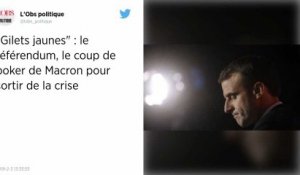 Emmanuel Macron penserait à organiser un référendum le 26 mai