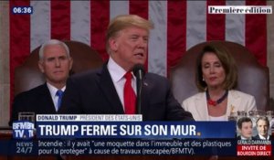 "Je vais le faire construire", Donald Trump reste ferme sur le mur qu'il veut à la frontière mexicaine