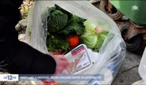 Gaspillage alimentaire : action judiciaire contre un supermarché