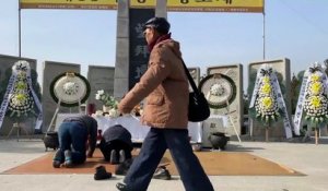 Des sud-coréens prient pour leurs proches en Corée du nord