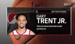 Gary Trent Jr. chats with Trail Blazers Courtside