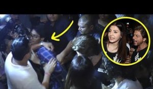 SRK’s Bodyguard ATTACKS A Fan While Protecting Anushka Sharma