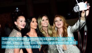 Kim Kardashian, Heidi Klum, Lada Krav, Milla Jovovich, Michelle Rodriguez: les stars ultra glamours au gala de l’amfAR à New York