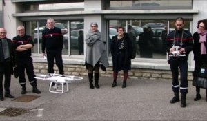 Démonstration du drone du SDIS de la Meuse