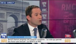 Européennes: Benoît Hamon propose une "votation citoyenne" pour déterminer une liste de gauche