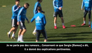 24e j. - Solari défend ses joueurs Gareth Bale et Sergio Ramos