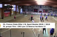 Troisième tour, tir progressif, France Club Elite 1, J5 groupe Titre,  CRO Lyon contre Balaruc-les-Bains,  saison 2018/2019