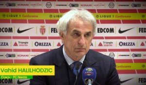 AS Monaco - FC Nantes : la réaction de Vahid Halilhodzic