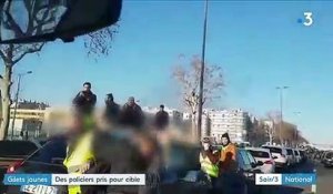 Lyon : deux policiers dans leur fourgon attaqués par des casseurs "gilets jaunes"