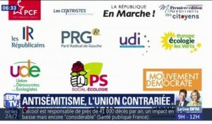 LFI, RN, DLF: une union contrariée contre l'antisémitisme