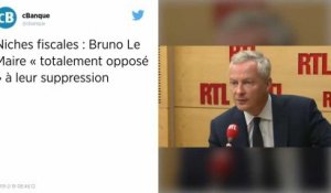 Bruno Le Maire « totalement opposé » à la suppression des niches fiscales