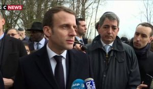 « On prendra des actes, on punira » : Emmanuel Macron s’est recueilli au cimetière juif profané de Quatzenheim