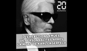 Les réactions émues des personnalités après la mort de Karl Lagerfeld