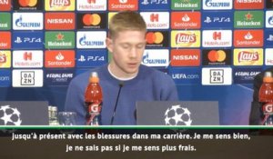 De Bruyne : "Je me sens bien"