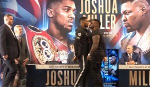 Boxe - Un premier face à face Joshua vs. Miller mouvementé