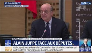 Nomination au Conseil constitutionnel; Alain Juppé estime "avoir prouvé qu'il savait cogérer au-delà des différences d'idées"