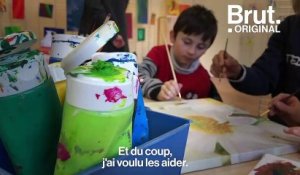 Arthur, 10 ans, vend ses toiles pour aider les sans-abri