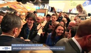 Salon de l'agriculture : la longue déambulation d'Emmanuel Macron