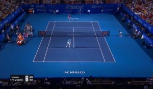 Acapulco - Nadal déroule contre Mischa Zverev