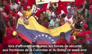 Caracas: manifestation en faveur de Nicolas Maduro