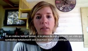 "Les vrais coupables courent toujours" : la colère d'une militante écologiste, convoquée au tribunal pour avoir décroché un portrait de Macron