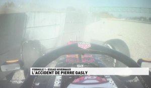 Formule 1 - essais hivernaux - Gros crash pour Gasly !!!