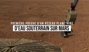 Première preuve d’un réseau d’eau souterrain planétaire qui sillonnait les profondeurs de Mars