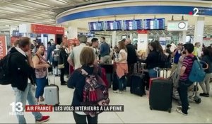 Air France : les vols intérieurs à la peine