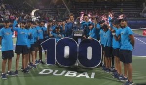 Tennis : le 100ème trophée de Roger Federer