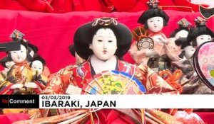 Japon : des pyramides de poupées pour le Festival Hina