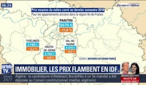 Immobilier: les prix flambent en Île-de-France